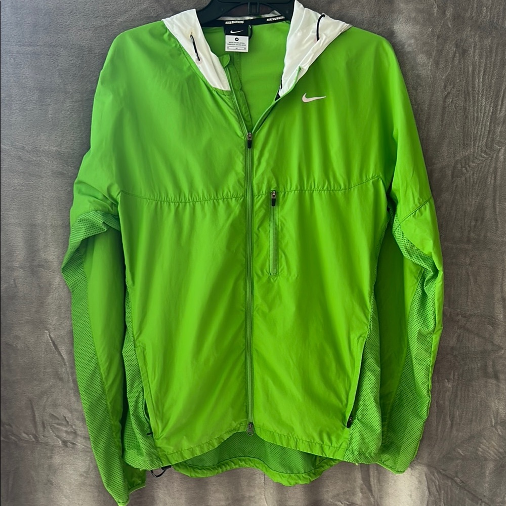 Nike Green Windbreaker Lightweight Jacket